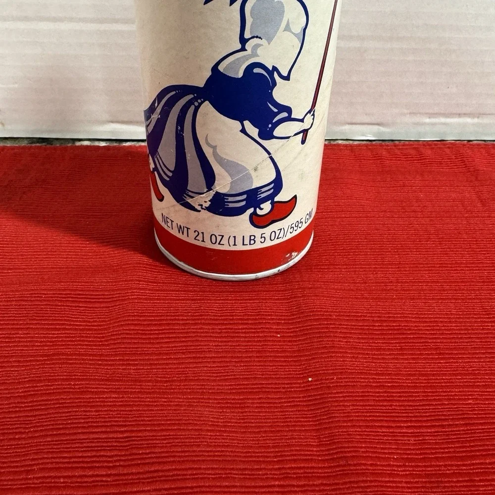 Vintage 1940s Old Dutch Cleanser Tin Carboard Cleaning Advertising Can‎ NOS FULL